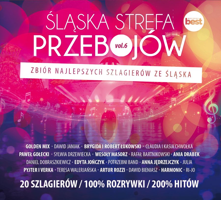 Okładka „Śląska Strefa Przebojów vol. 6”