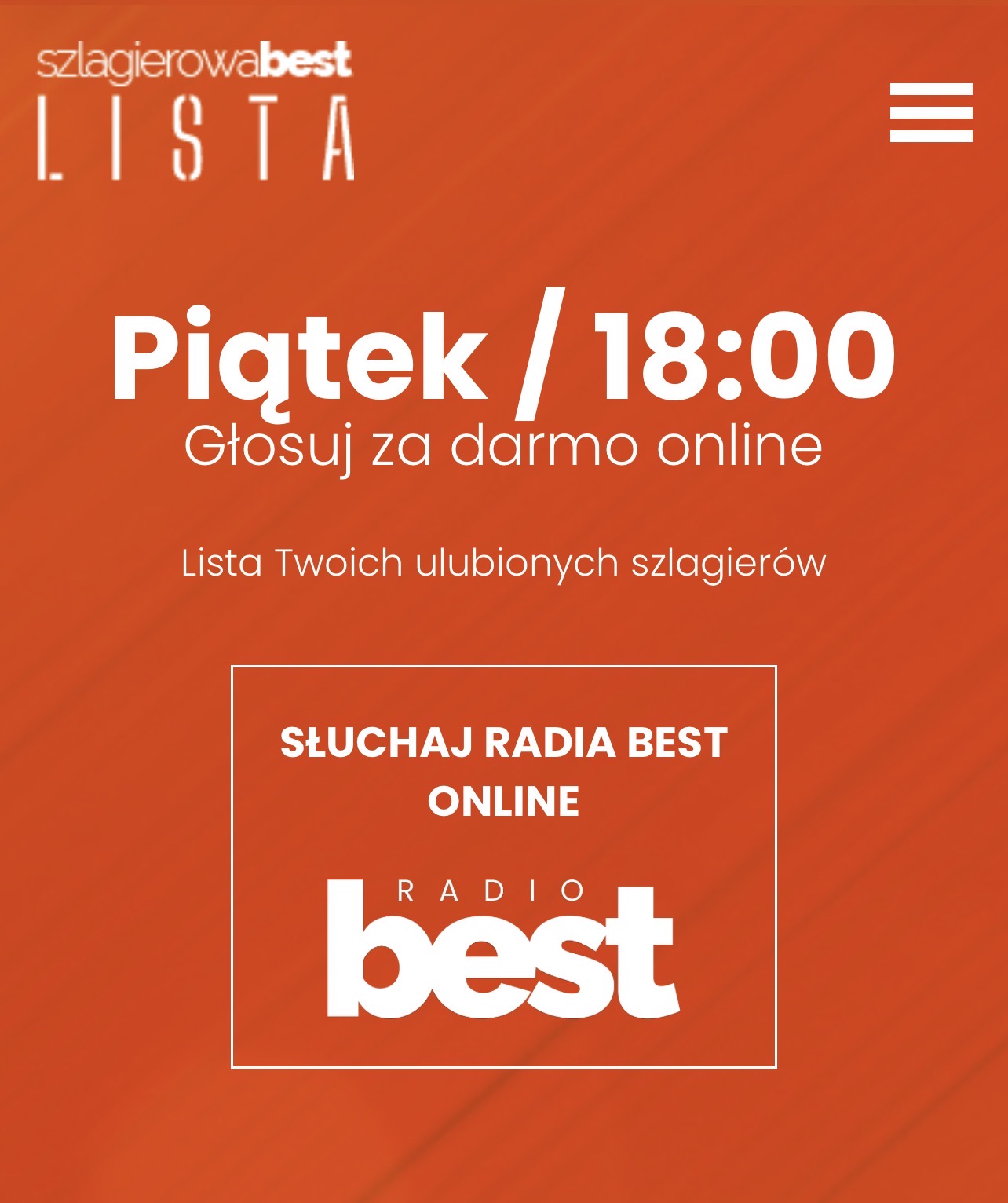 Lista Radia Best – głosowanie na ulubione szlagiery
